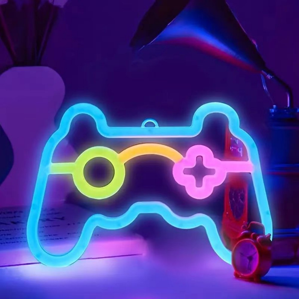 Baby Nursery Wall Lights - 1PC USB Powered Game Controller Neon