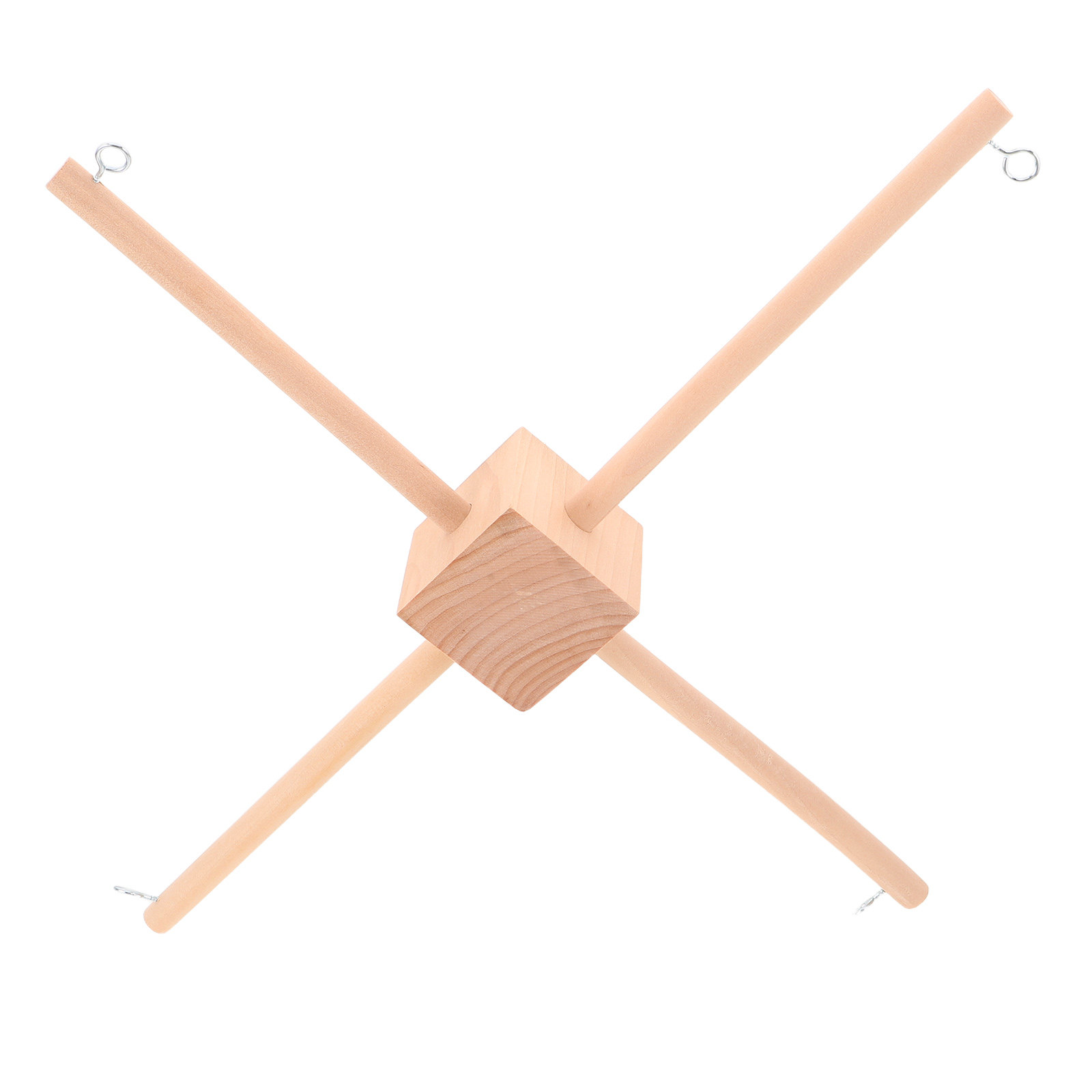 Baby Nursery Frames - 1 Set Neutrales Babybett-Mobile-Gestell aus Holz,