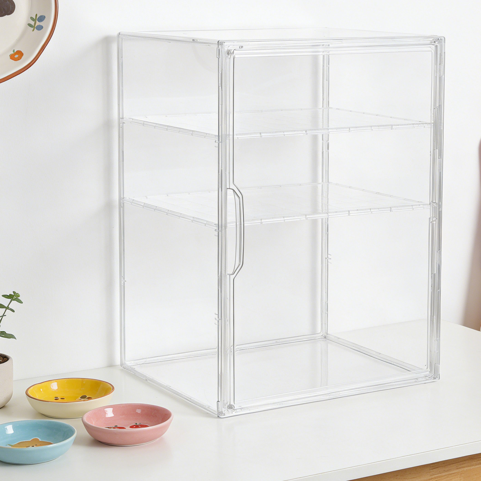 Baby Nursery Organizer - 3-stufiger, verstellbarer Babyflaschen-Organizer aus klarem Acryl