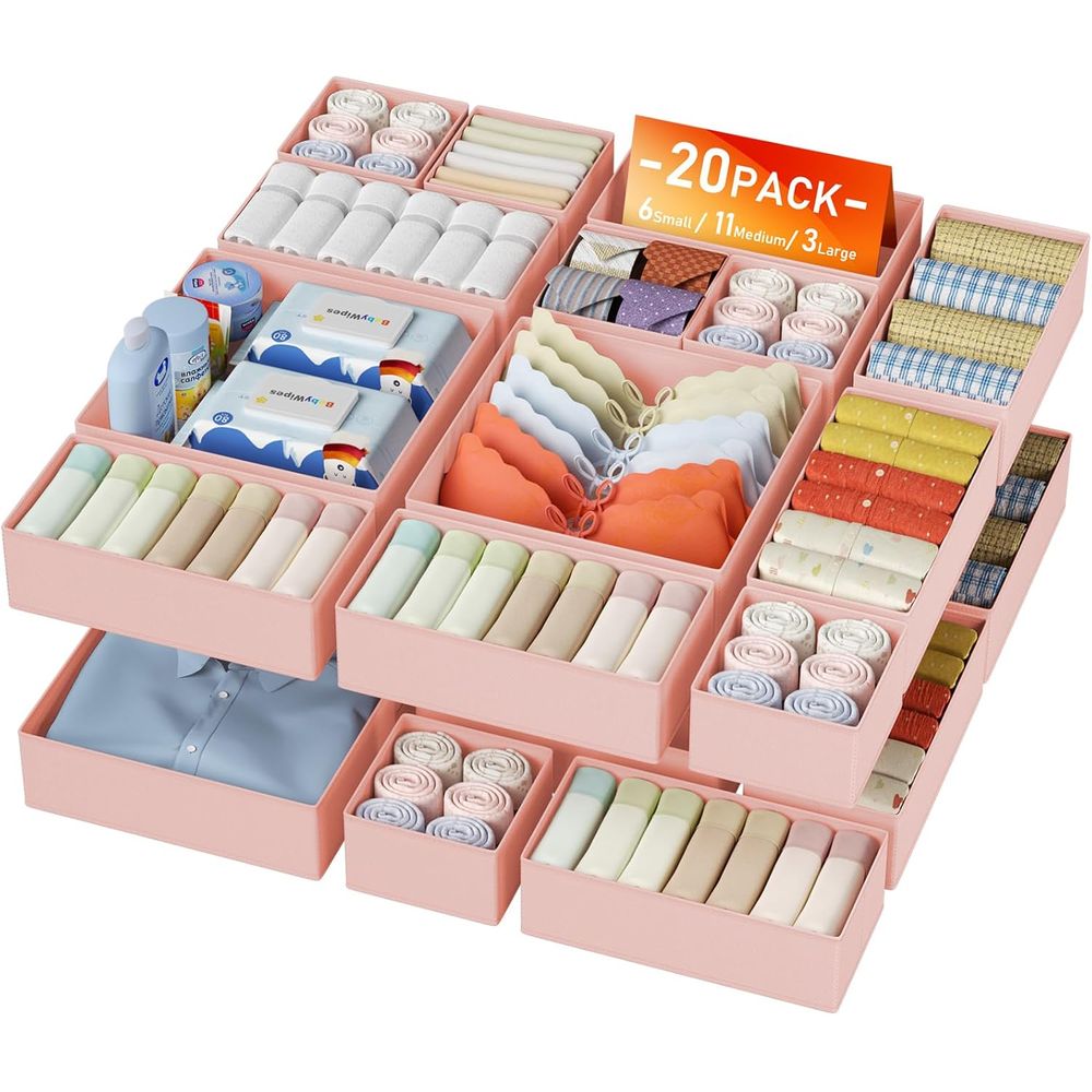 Baby Nursery Closet Organization - Kleiderorganizer 20er-Pack - Zusammenklappbare Baby-Organizer und