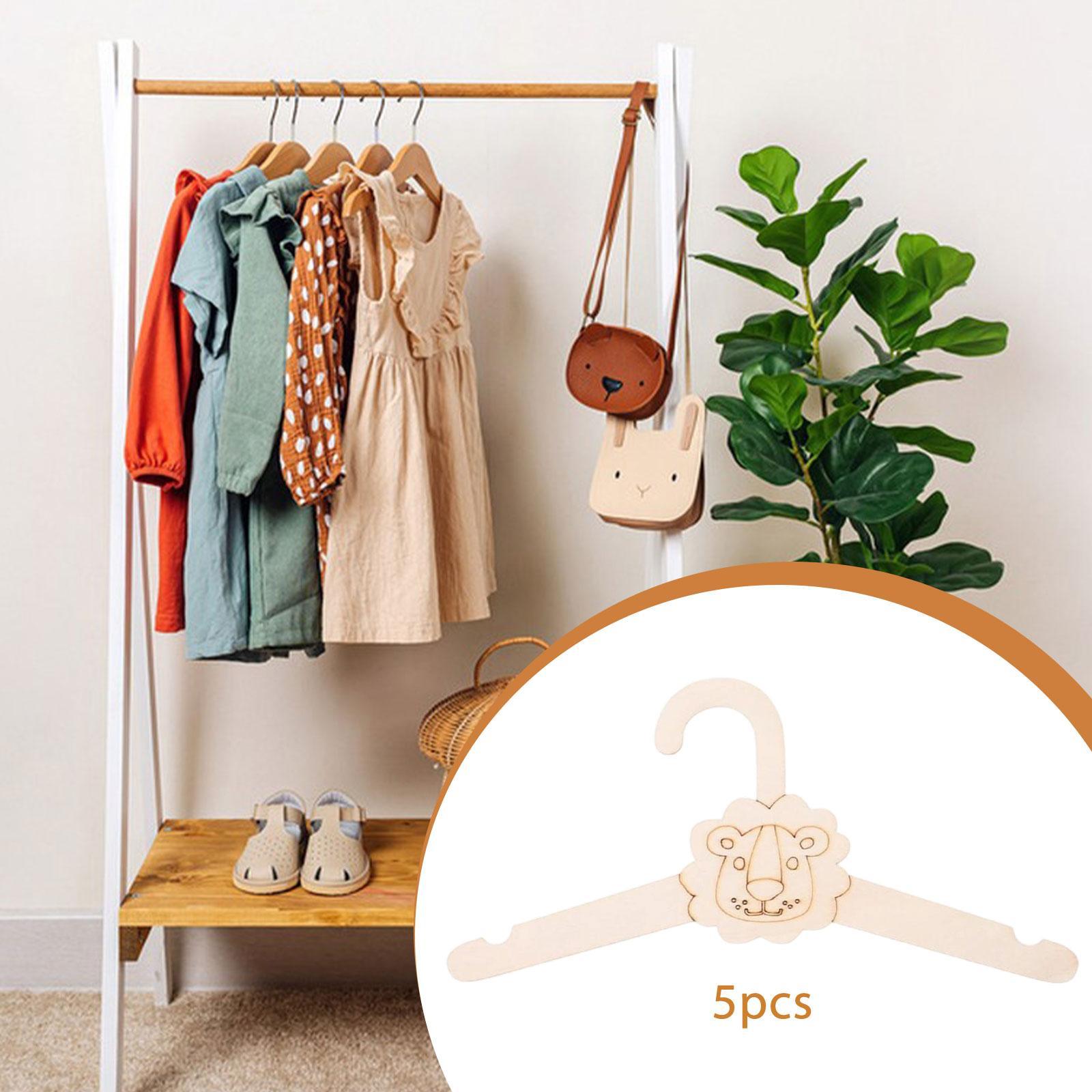 Baby Nursery Closet Organization - Kleine Kleiderbügel für Kinderzimmer Holz-Antirutsch-Kleiderbügel für