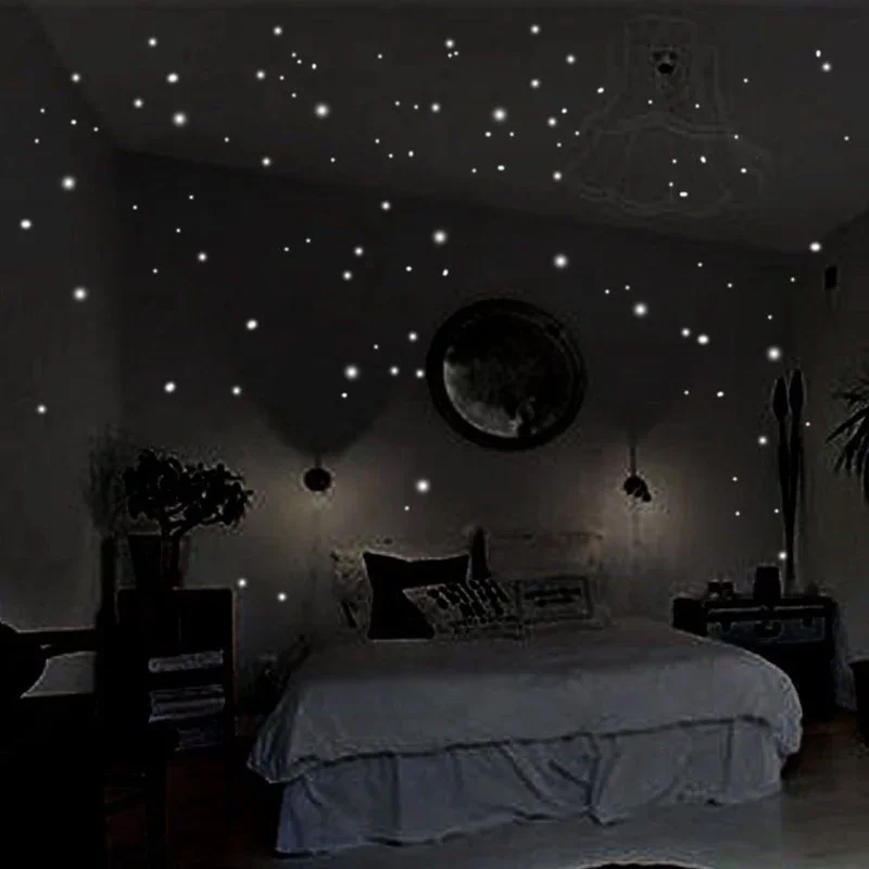 Baby Nursery Wall Decals - 407 stücke leuchtende Wanda uf kleber