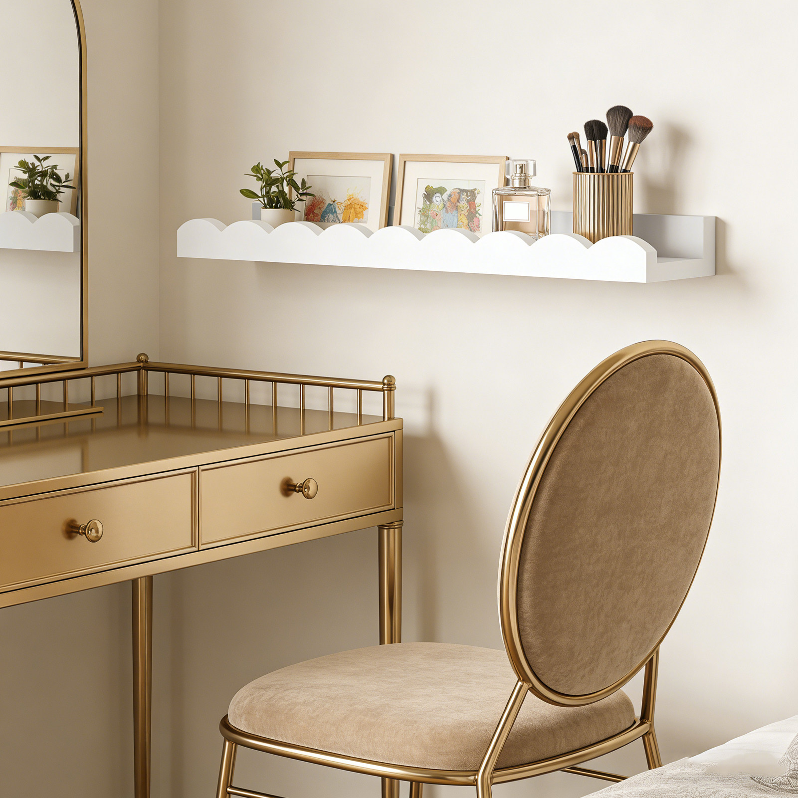 2 Stück Natürliche Massivholz- – Baby Nursery Floating Shelves Bewertung und Preis