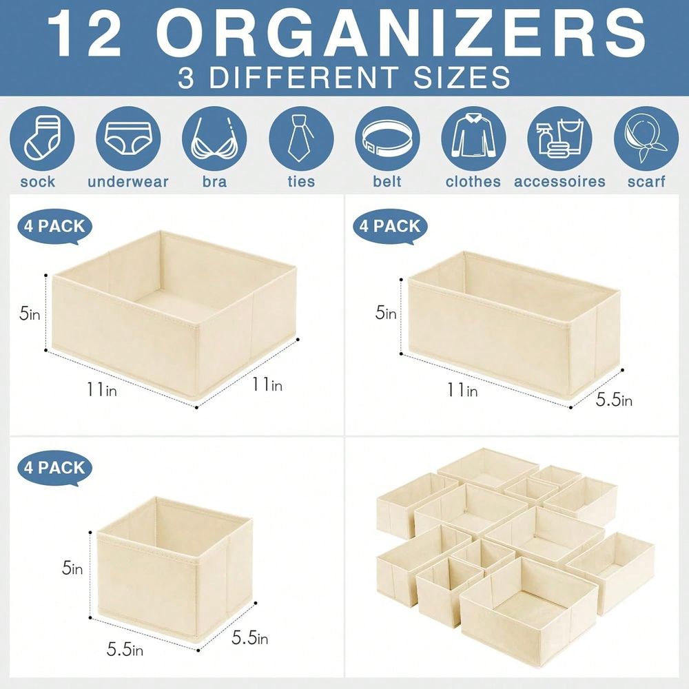 12-teiliges Set Schubladen-Org – Baby Nursery Organizer Bewertung und Preis