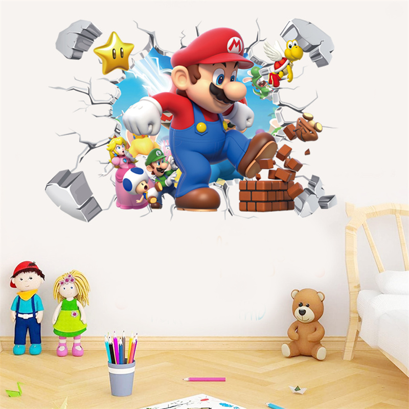 3D Cartoon Anime Spielcharakte – Baby Nursery Wall Decals Bewertung und Preis