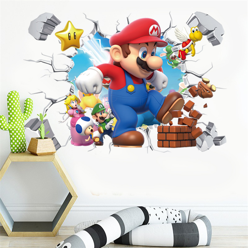 3D Cartoon Anime Spielcharakte – Baby Nursery Wall Decals Bewertung und Preis