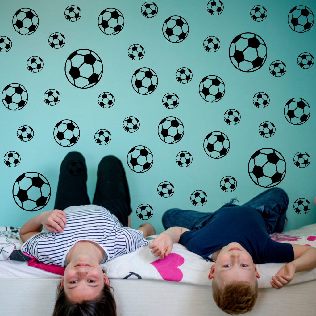 43Pcs Fußball Wand Aufkleber F – Baby Nursery Wall Decals Bewertung und Preis