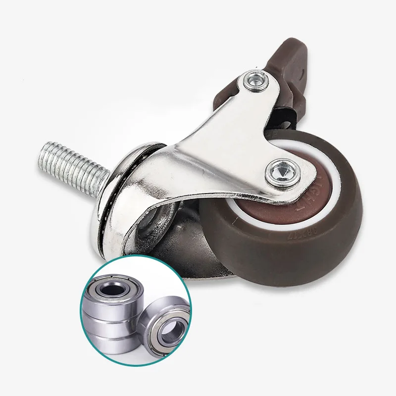 4 Stück Möbelrollen, weiche Gu – Baby Nursery Trolley Bewertung und Preis