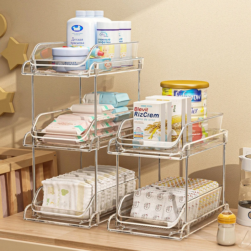 2-stöckiger Transparenter Mehr – Baby Nursery Organizer Bewertung und Preis