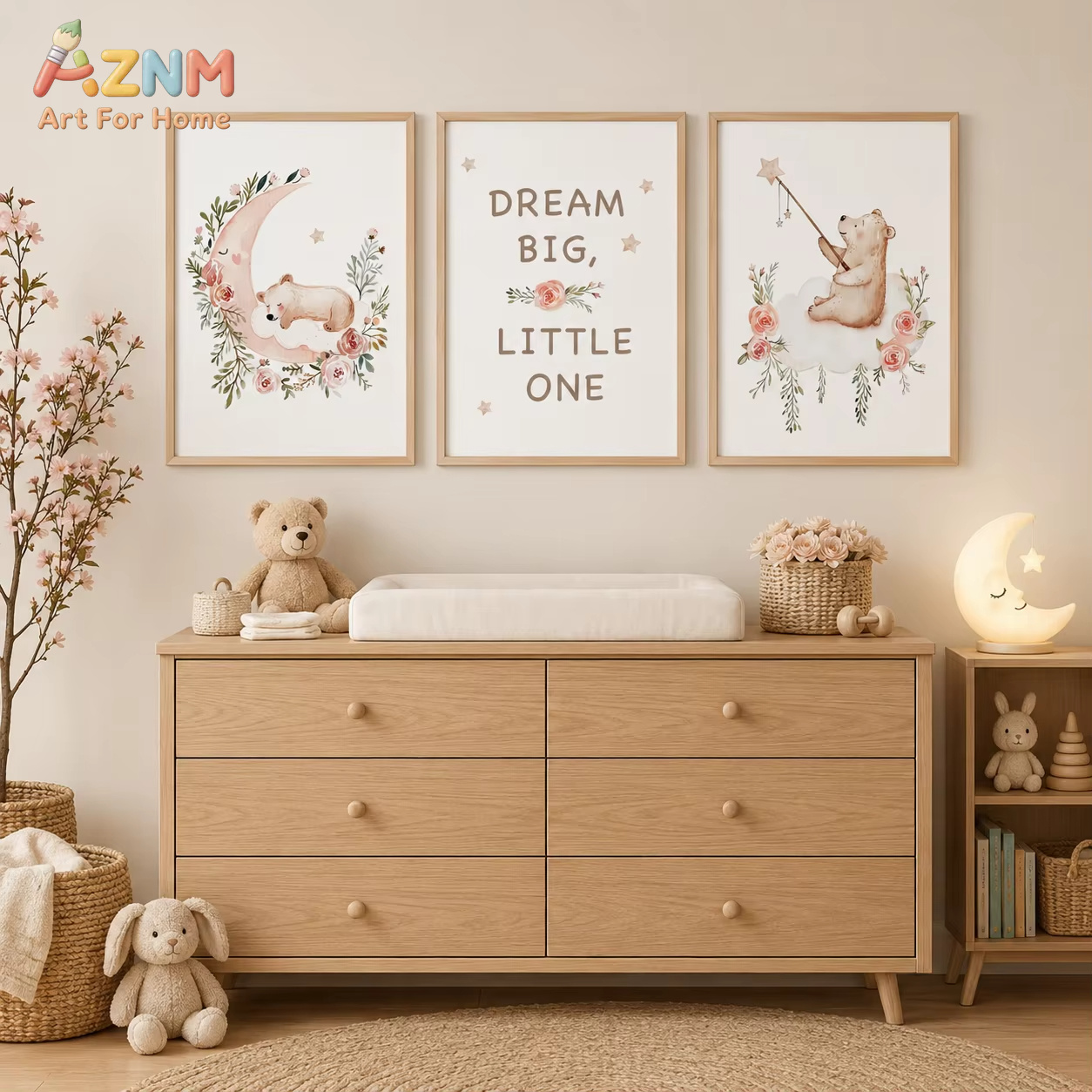 AZNM Kinderzimmer-Blumen-Wandk – Baby Boy Nursery Quotes Bewertung und Preis