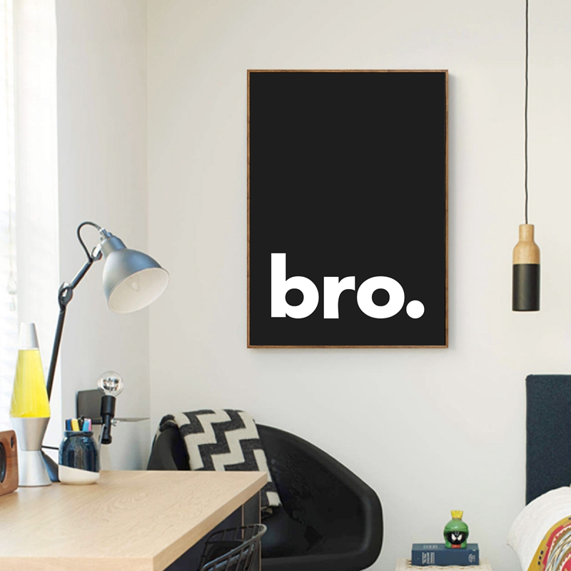Bro. Drucken Minimalistischen  – Baby Boy Nursery Quotes Bewertung und Preis