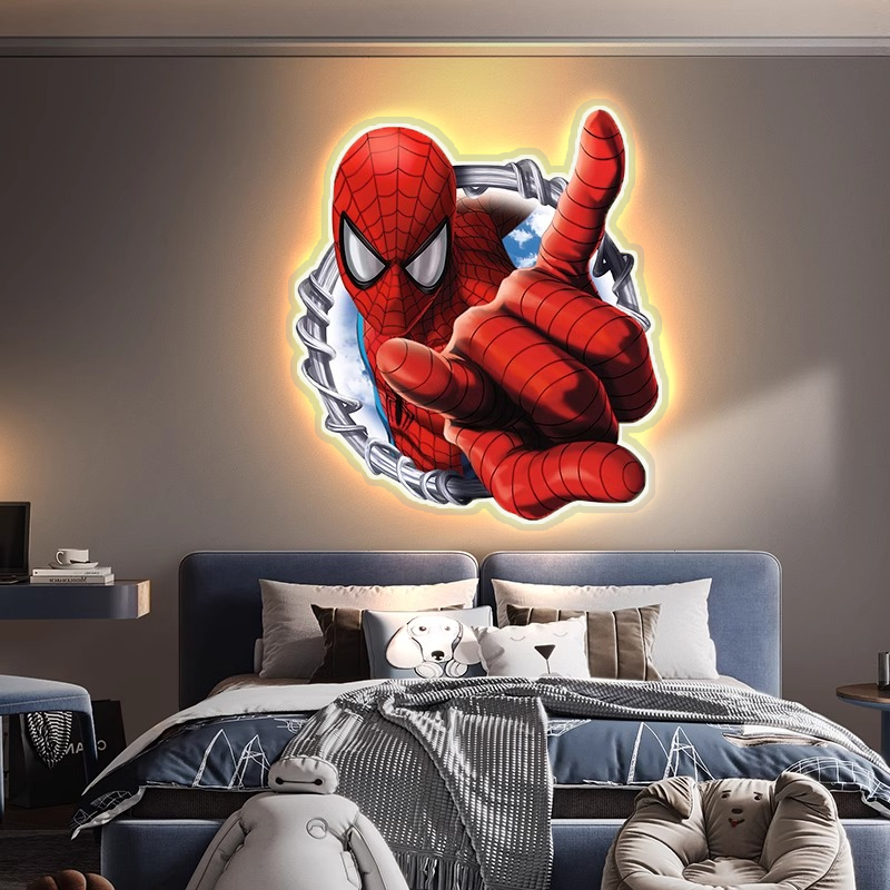 Spider-Man LED-Neonschild für  – Baby Nursery Wall Lights Bewertung und Preis