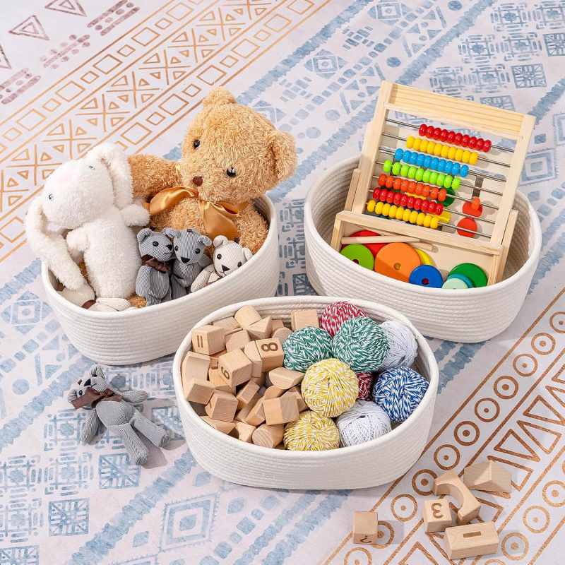 Kleine gewebte Aufbewahrungskö – Baby Nursery Closet Organization Bewertung und Preis