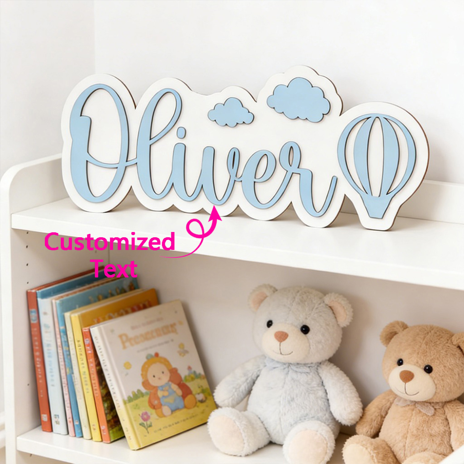 Personalisiertes Heißluftballo – Baby Nursery In Bewertung und Preis
