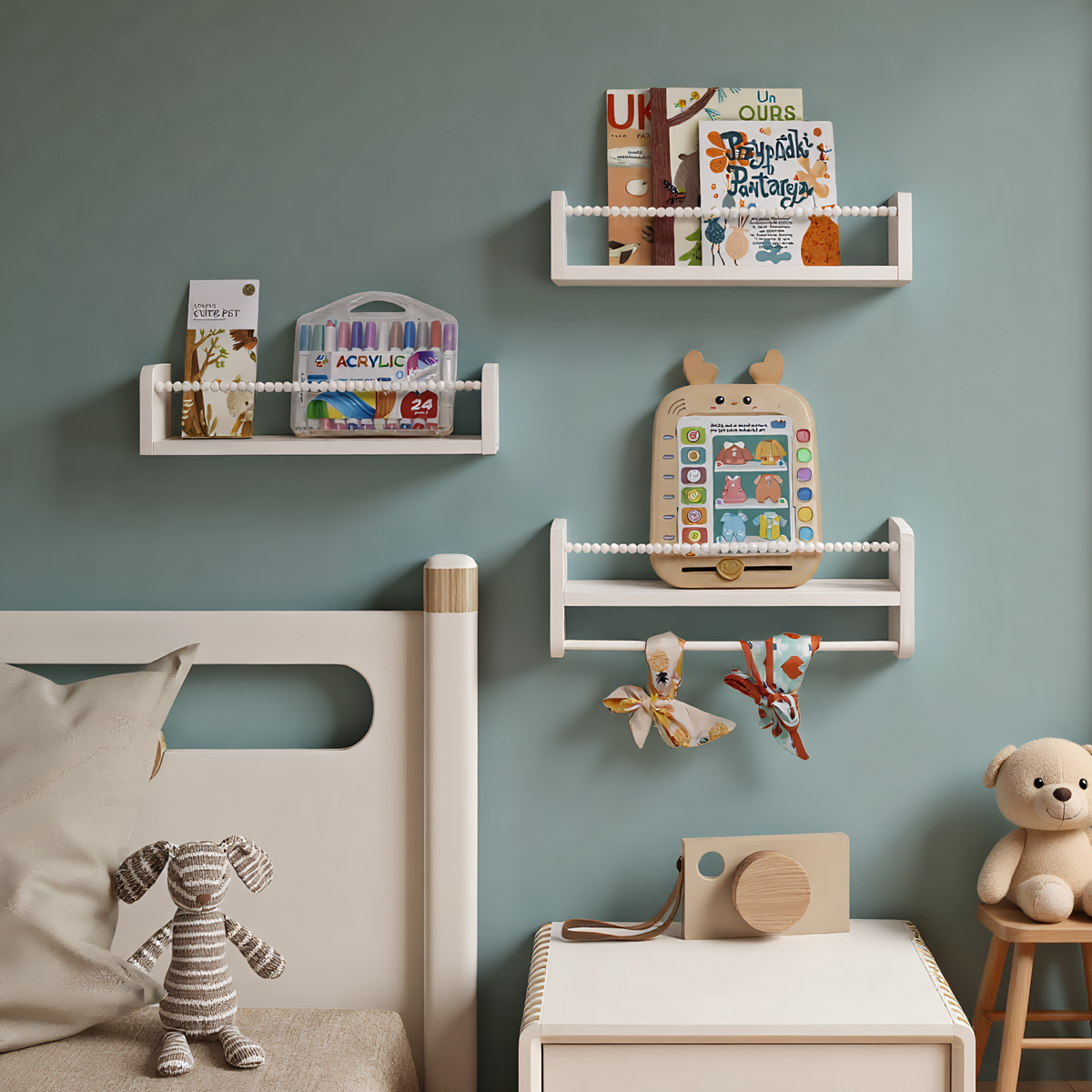 Schwebende Kinderbücherregale  – Baby Nursery Floating Shelves Bewertung und Preis