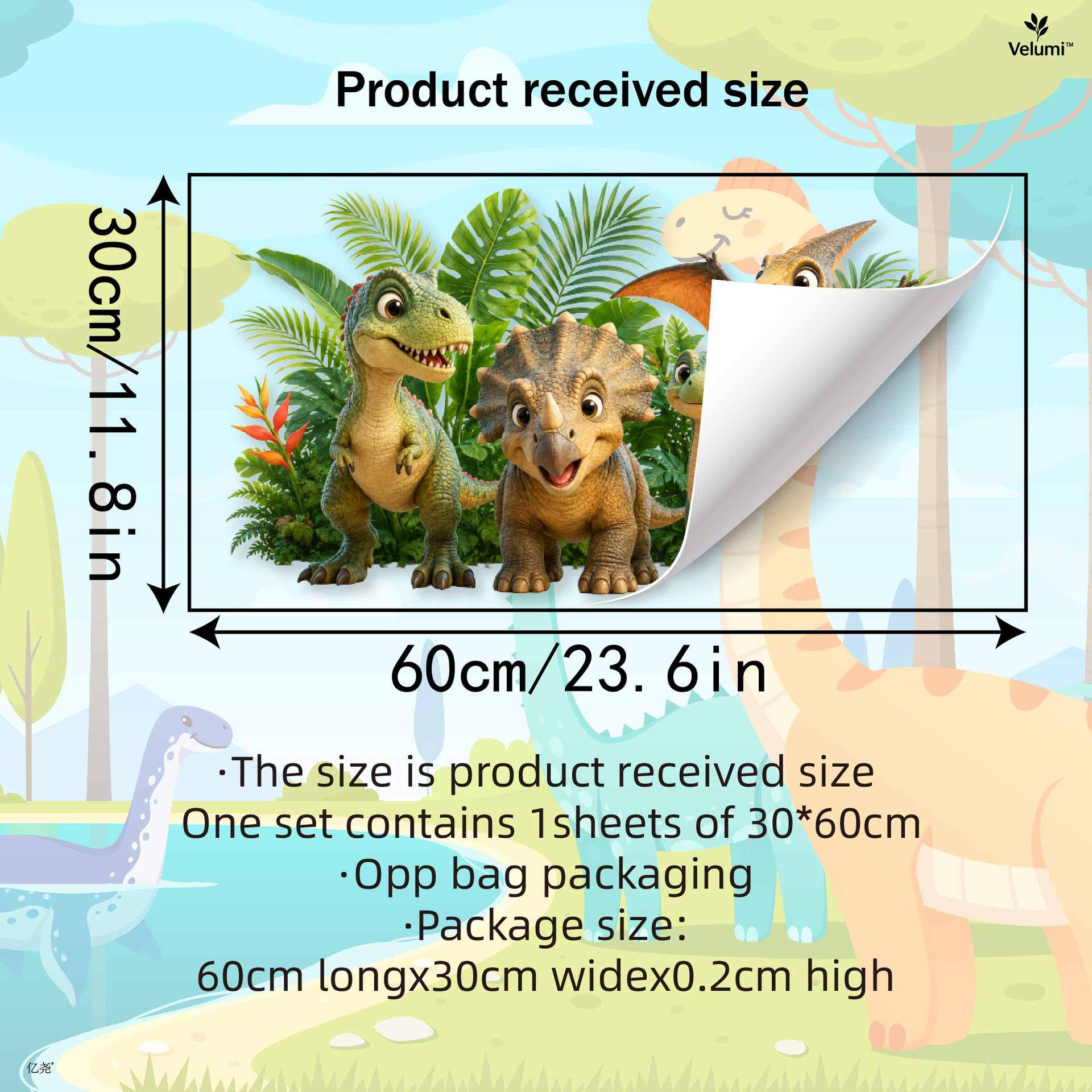 Niedliche 3D Dinosaurier Wanda – Baby Nursery Wall Decals Bewertung und Preis